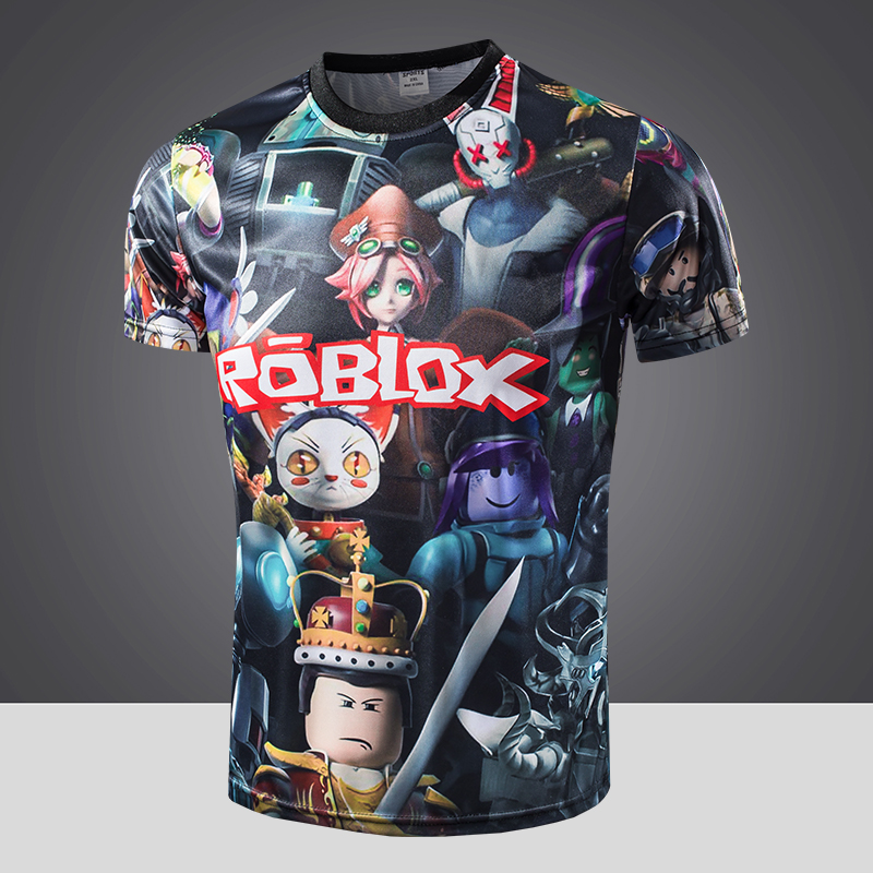Children's terno jersey Big boy sweatshirt unisex Roblox T-shirt for Kids  Game Cartoon Printed Shirts 17003